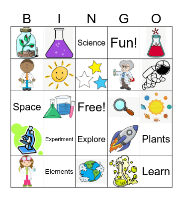 Science Bingo Card