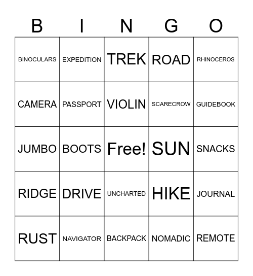 INKTOBER 2024 Bingo Card