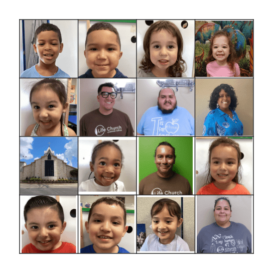 Life church Bingo Card