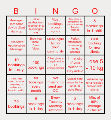 BUSINESS LEAD MAXIMIZER Bingo Card