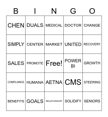 AEP BINGO Card