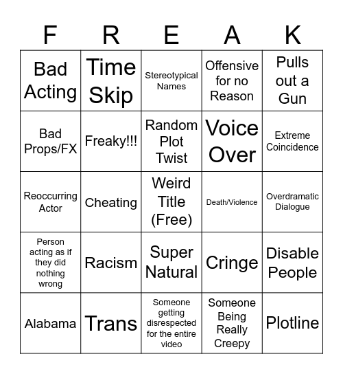 Tomorrow's Teaching's Bingo Card