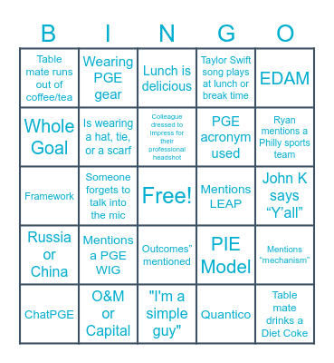 Digital Solutions LT Offsite Bingo Card