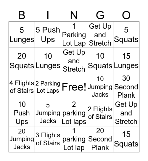 FarmersFit  Bingo Card