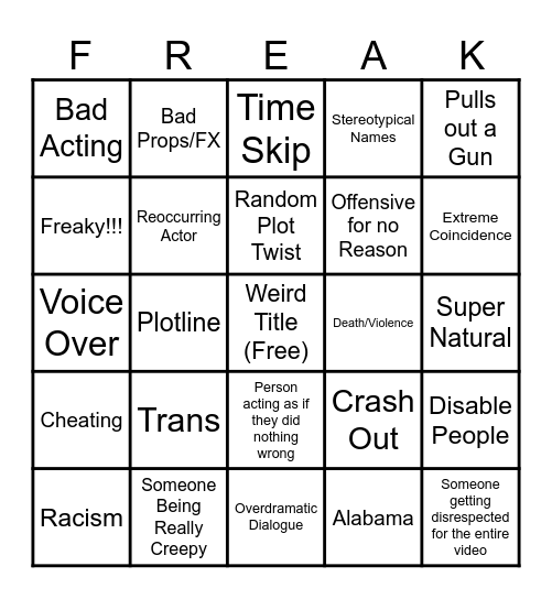 Tomorrow's Teaching's Bingo Card