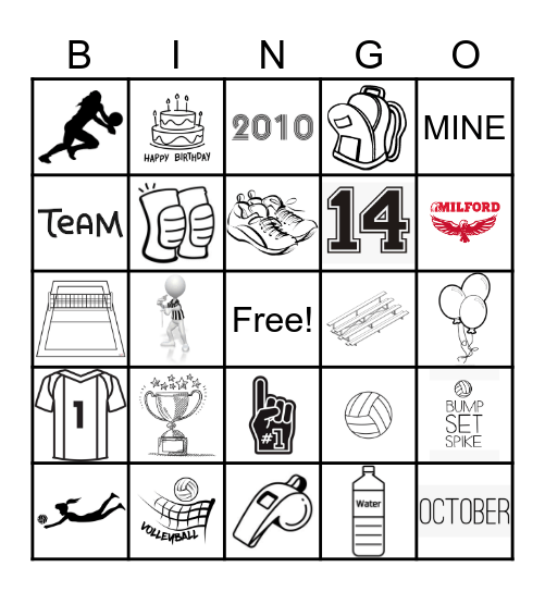 Happy 14th Birthday Katelyn! Bingo Card