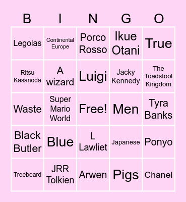ATC Bingo! Bingo Card