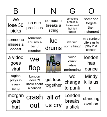 renegade dollies Bingo Card
