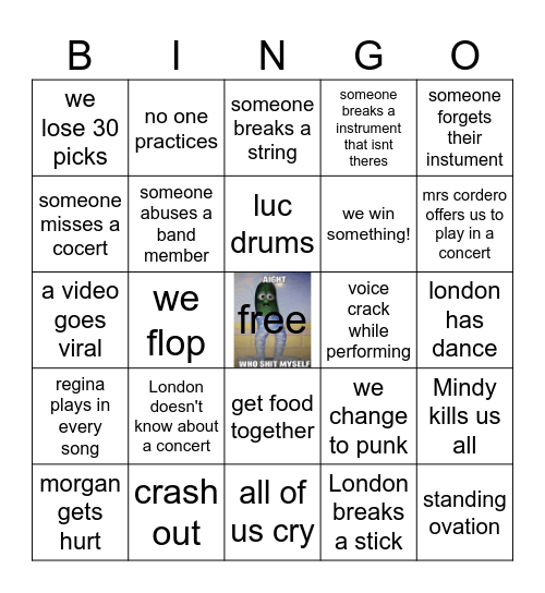 renegade dollies Bingo Card