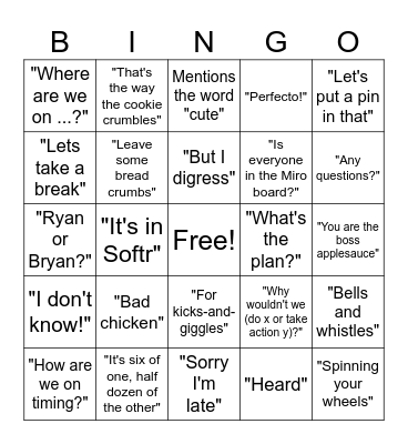 DCW 2024 Retreat Bingo Card