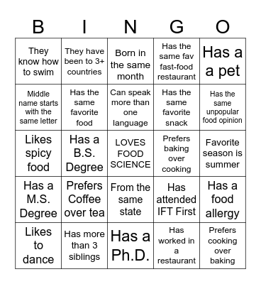 GBM 09/26/2024 Bingo Card