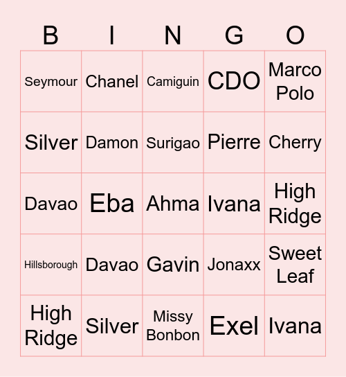#KDTurnsThirTYOne Bingo Card