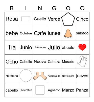 Loteria Bingo Card