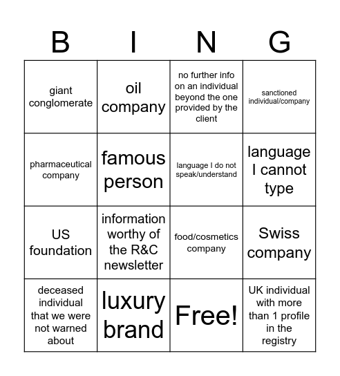 WX_Bingo Q4 2024 Bingo Card