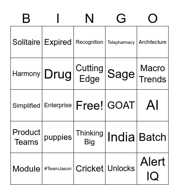 Team Alina Bingo September 2024 Bingo Card