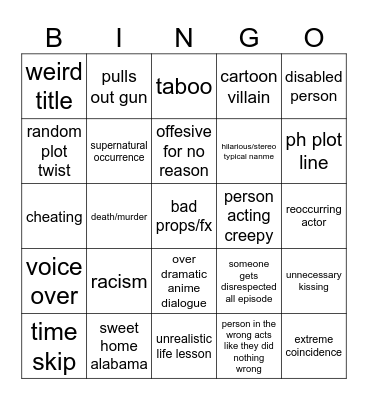 TOMMOROW'S TEACHING BINGO Card