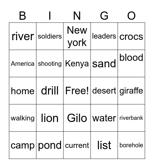 Chapters 13 and 14 Bingo Card