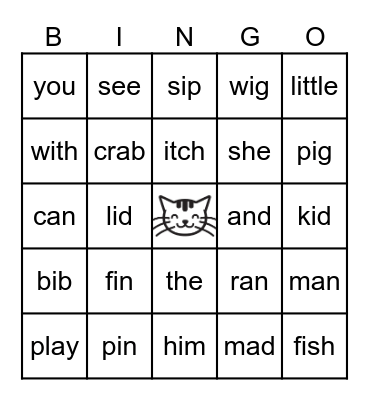 Bingo! Bingo Card