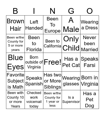 Ice Cream Social BINGO! Bingo Card