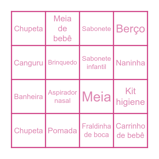 Chá da Malu Bingo Card