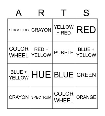 ART BINGO Card