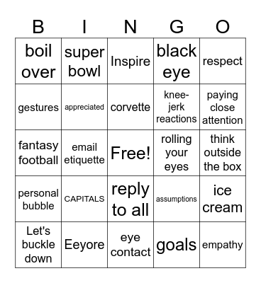 TEC 2024 Bingo Card