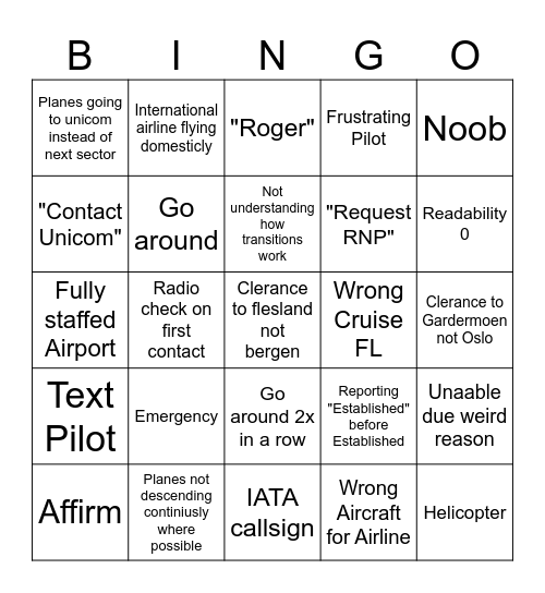 Vatsca Bingo 2024 Bingo Card