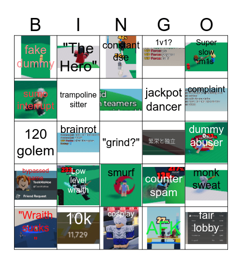 BINGO PS PUBLIC Bingo Card