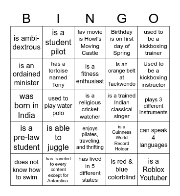 CIS Tech Leadership Council Bingo! Bingo Card