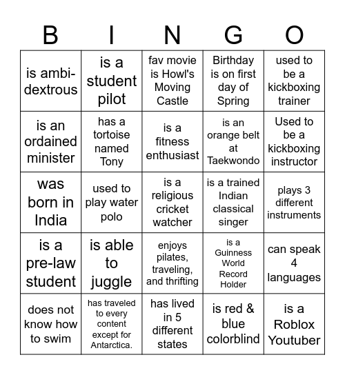 CIS Tech Leadership Council Bingo! Bingo Card