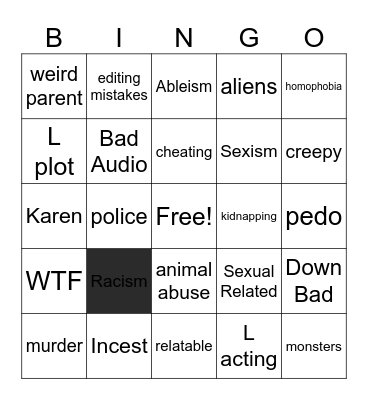 Tomorrow's Teachings Bingo Card