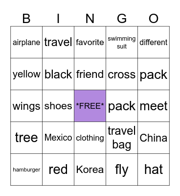 Hello World! Bingo Card