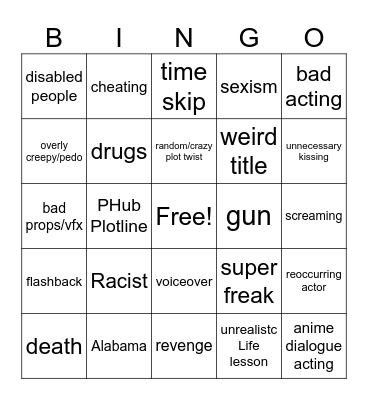 tommorows teaching Bingo Card