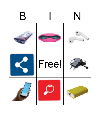 Devices Bingo Card