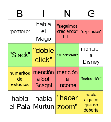 Ash catchup Septiembre Bingo Card