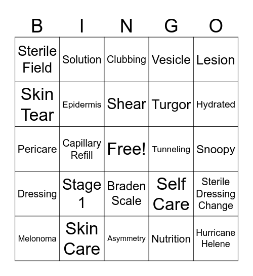 Fun Lab 09/27/2024 Bingo Card