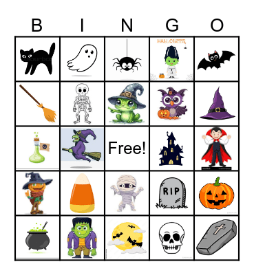 Perkovich Halloween Bingo Card