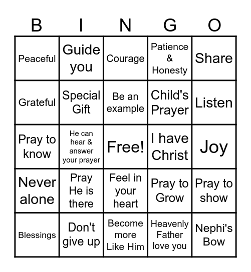 Susan H. Porter Bingo Card