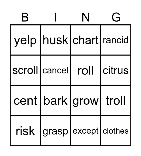 BINGO! Bingo Card