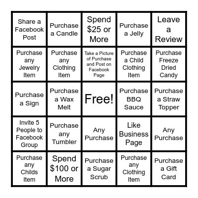 The She Shed Bingo Card