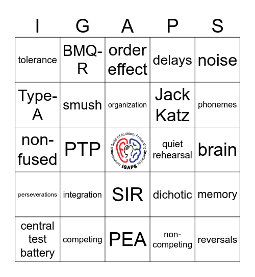 IGAPS BINGO Card