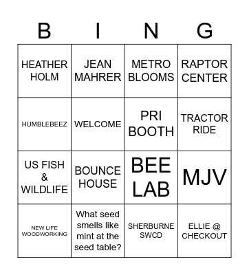 FALL FEST BINGO Card