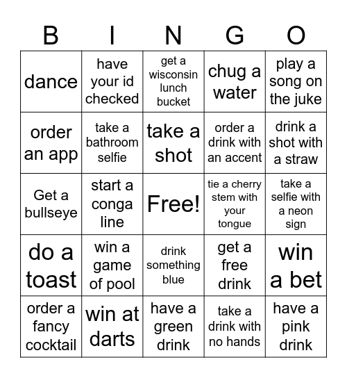 Birthday Bingo! Bingo Card