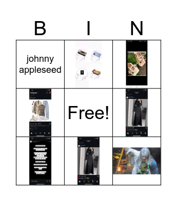 winter Bingo Card