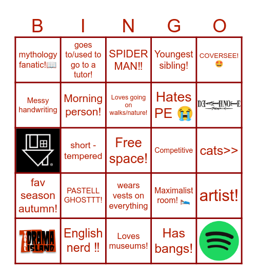 Indigo’s Bingo! Bingo Card