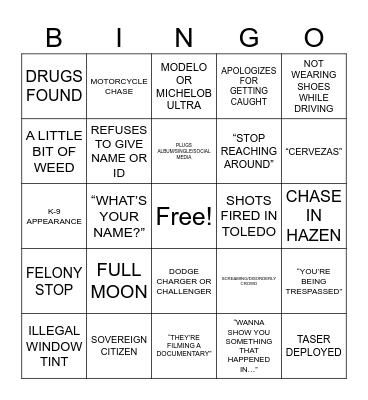OP LIVE BINGO Card