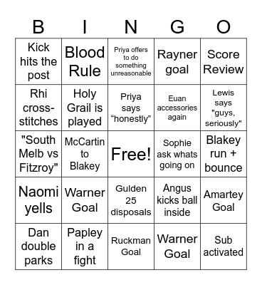 GF 2024 Bingo Card
