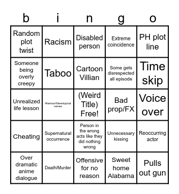 Tomorrow's Teachings Bingo Card