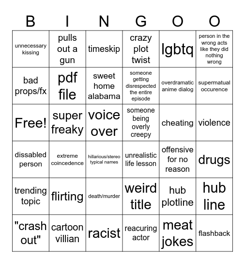 tomorrows teachings Bingo Card