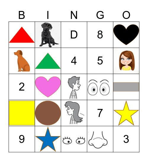 Kiddy Class Review Bingo Card